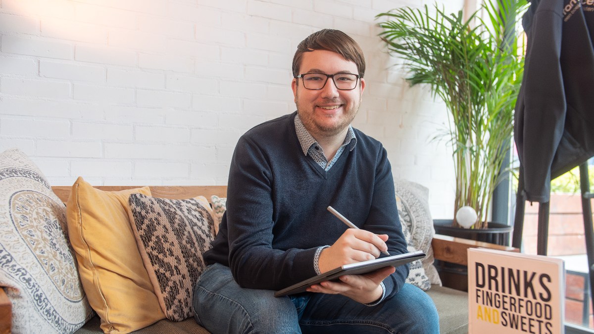 Stefan van Frame Finance tijdens een kennismaking